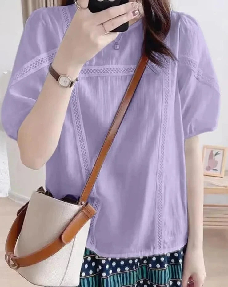 Fleurise Vintage Summer Blouse