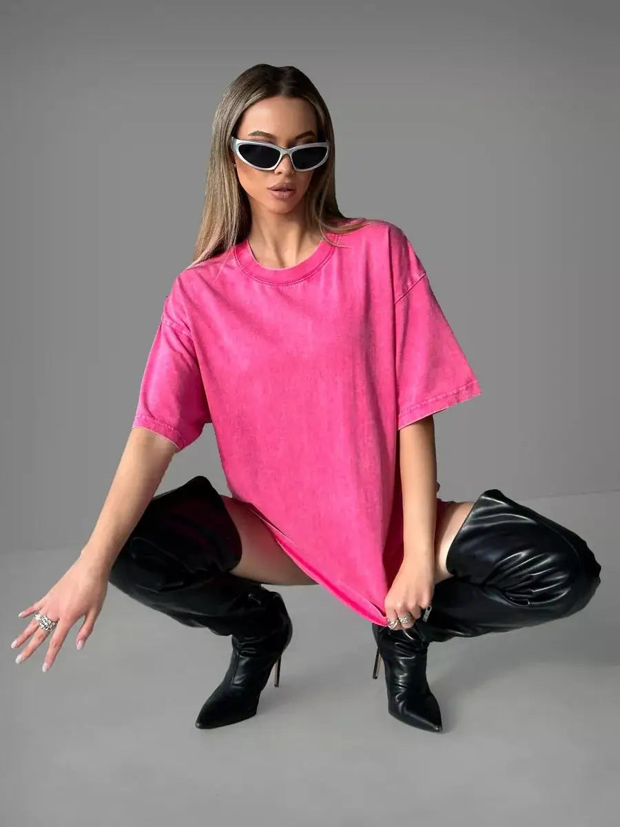 Raya | Vrouwen Oversized Vintage T-shirt