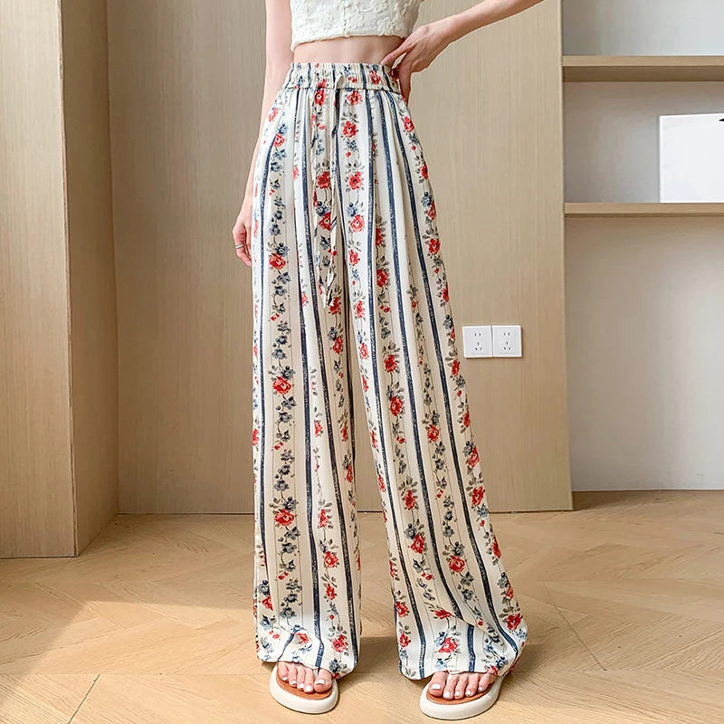 Viva Moda Free Style Flower Pants