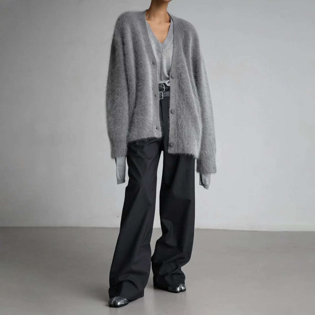 Aurora Cashmere Look Women's Cardigan – Soft and Stylish Winter Vest for Cold Days
