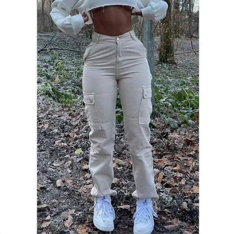 Luxura Mode high-waist elastic jeans