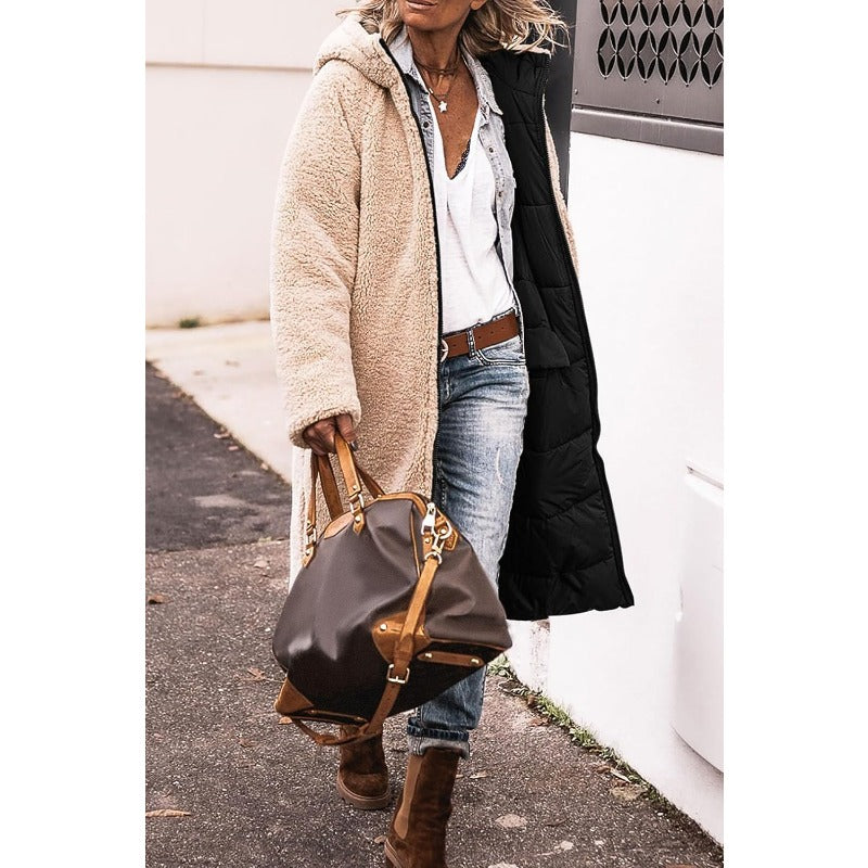 Resist the Coldest Days with Dorine's Luxurious Long Coat!