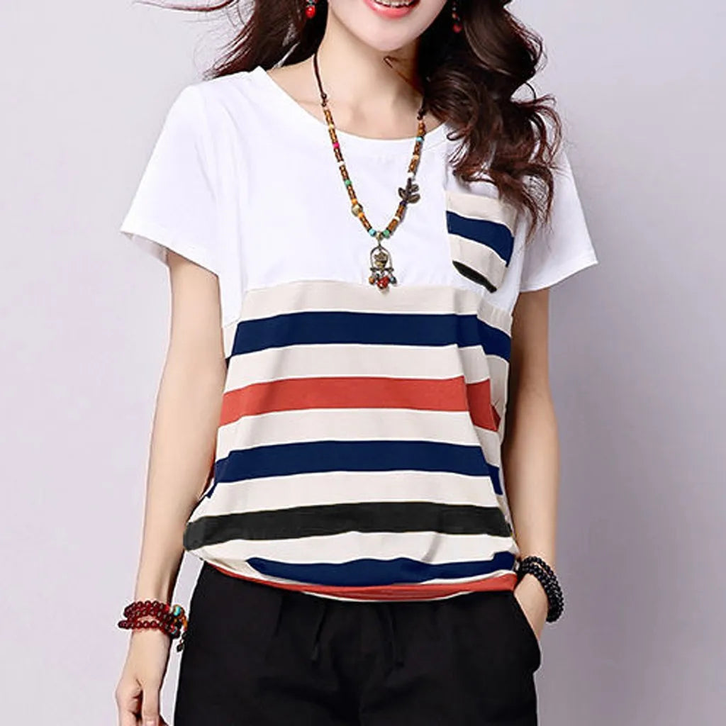 ZomerEssentie Striped Top