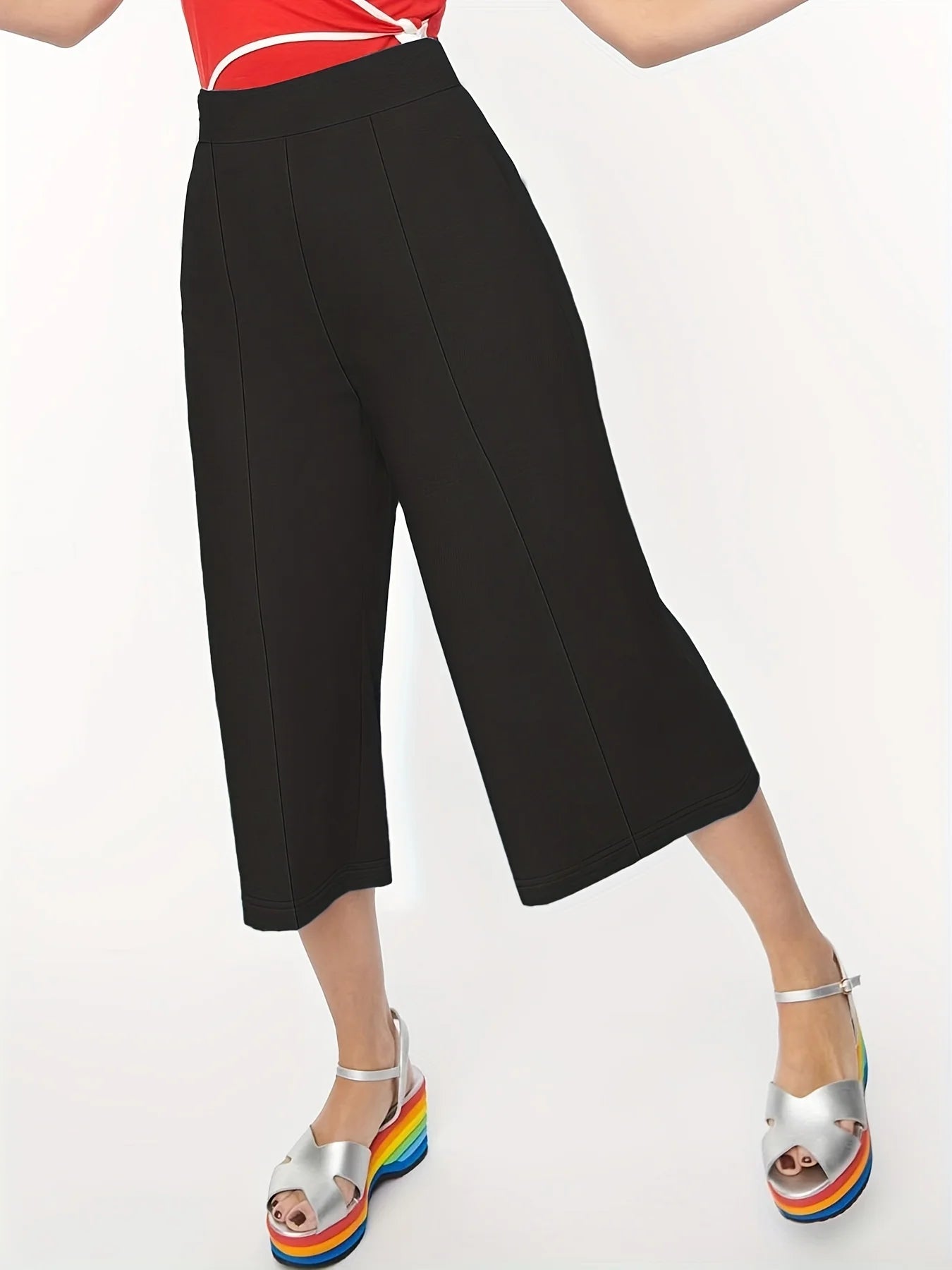 Luminia Summer Plus Size Wide Pants