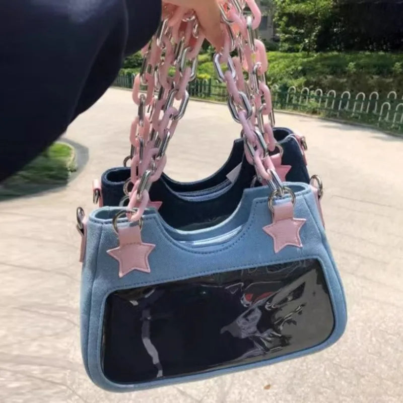 Borsa a spalla Chic al chiaro di luna