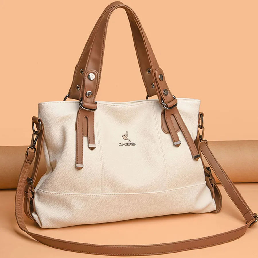 Luxus Leder Schultertasche von ChicElegance