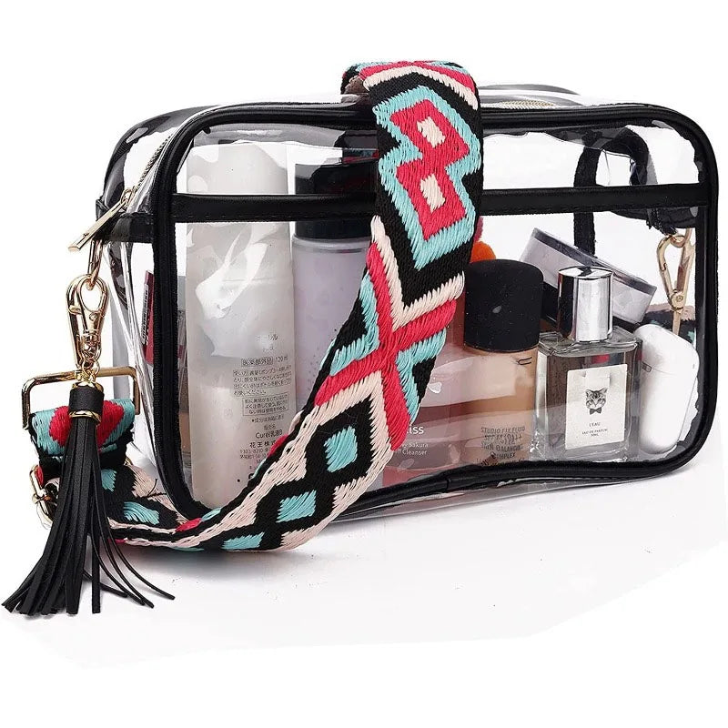 ChicBags Borsa a tracolla trasparente