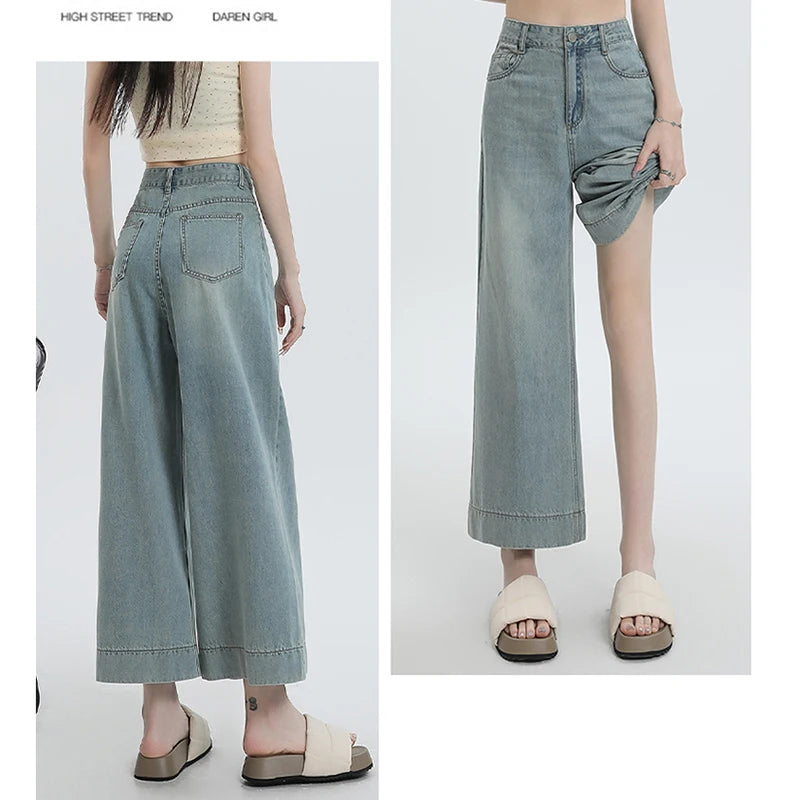 Summer Wide Blue Gorgeous Jeans