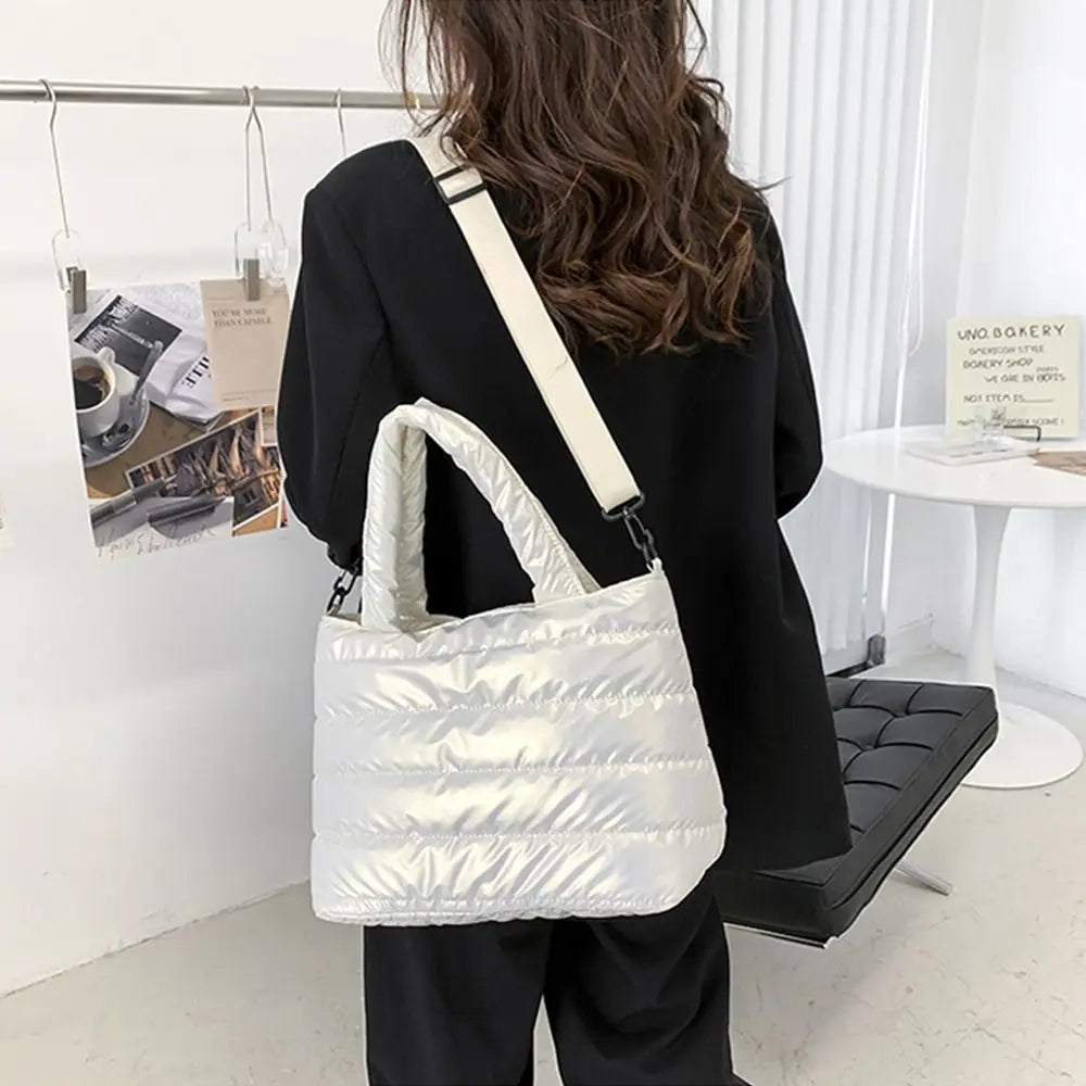 Aurora Mode Leichte Gepolsterte Schultertasche
