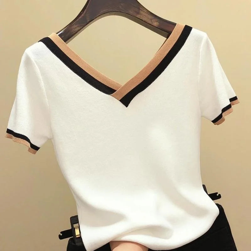 Top Estivo Elegante alla Moda Stiloso
