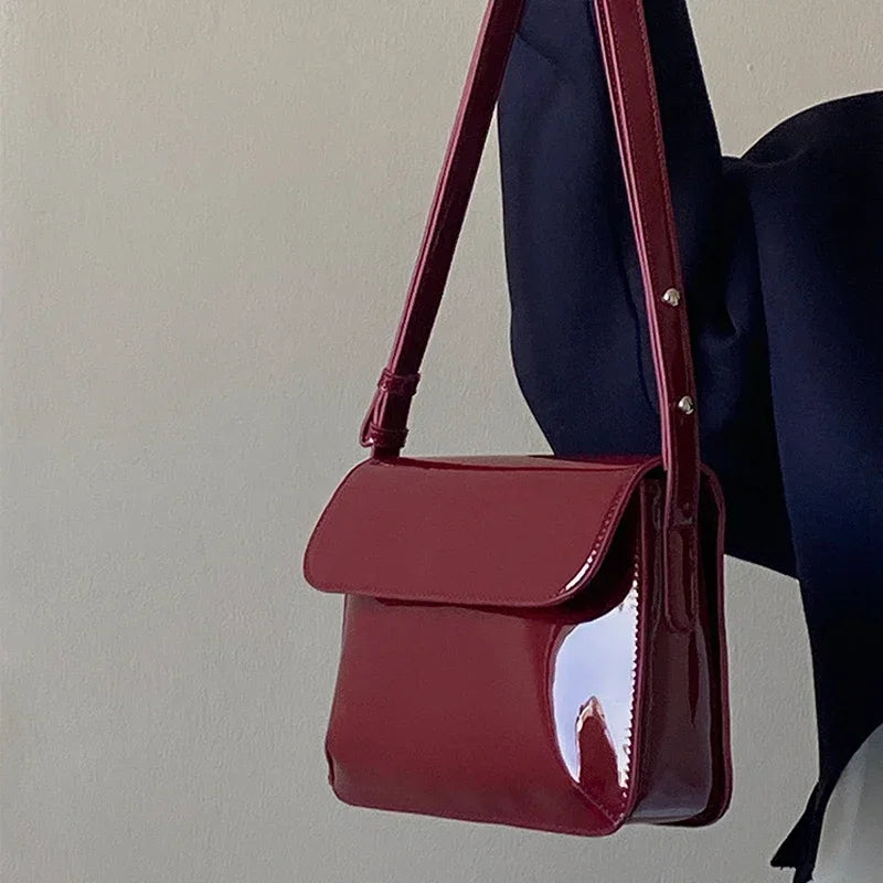 Elegante Chic Borsa a Spalla Rood