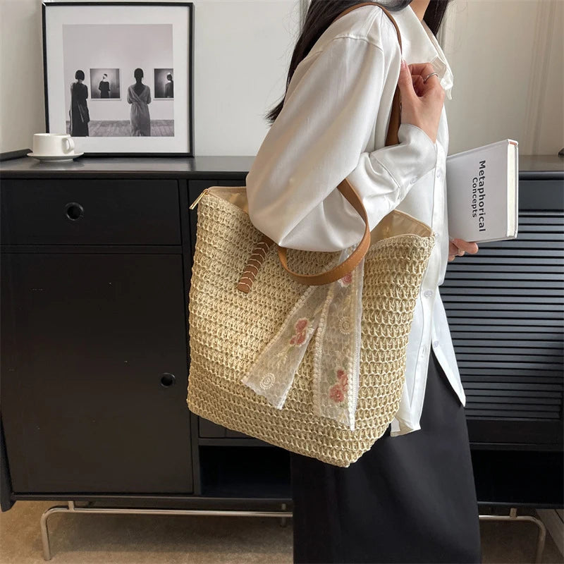Summer Chic Woven Bag