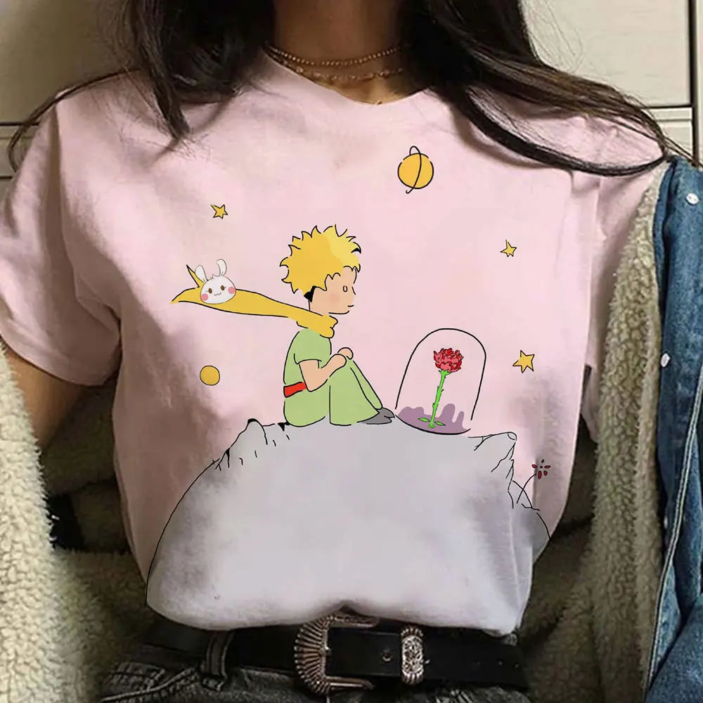 T-shirt con stampa a fumetti di Solea