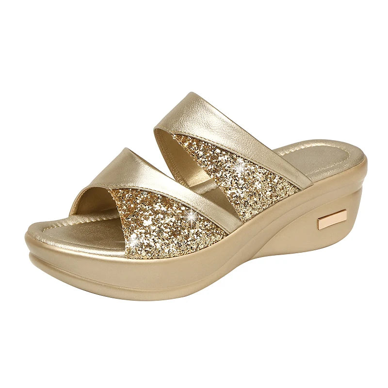 GlamourGloed Keilsandaletten