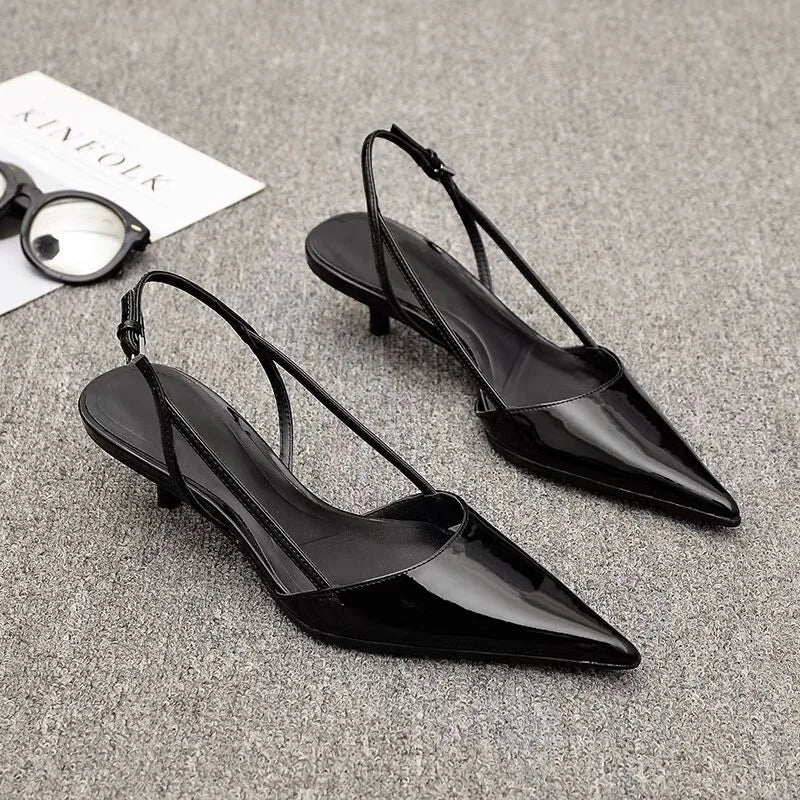 ChicSway Pointed Heel Sandals