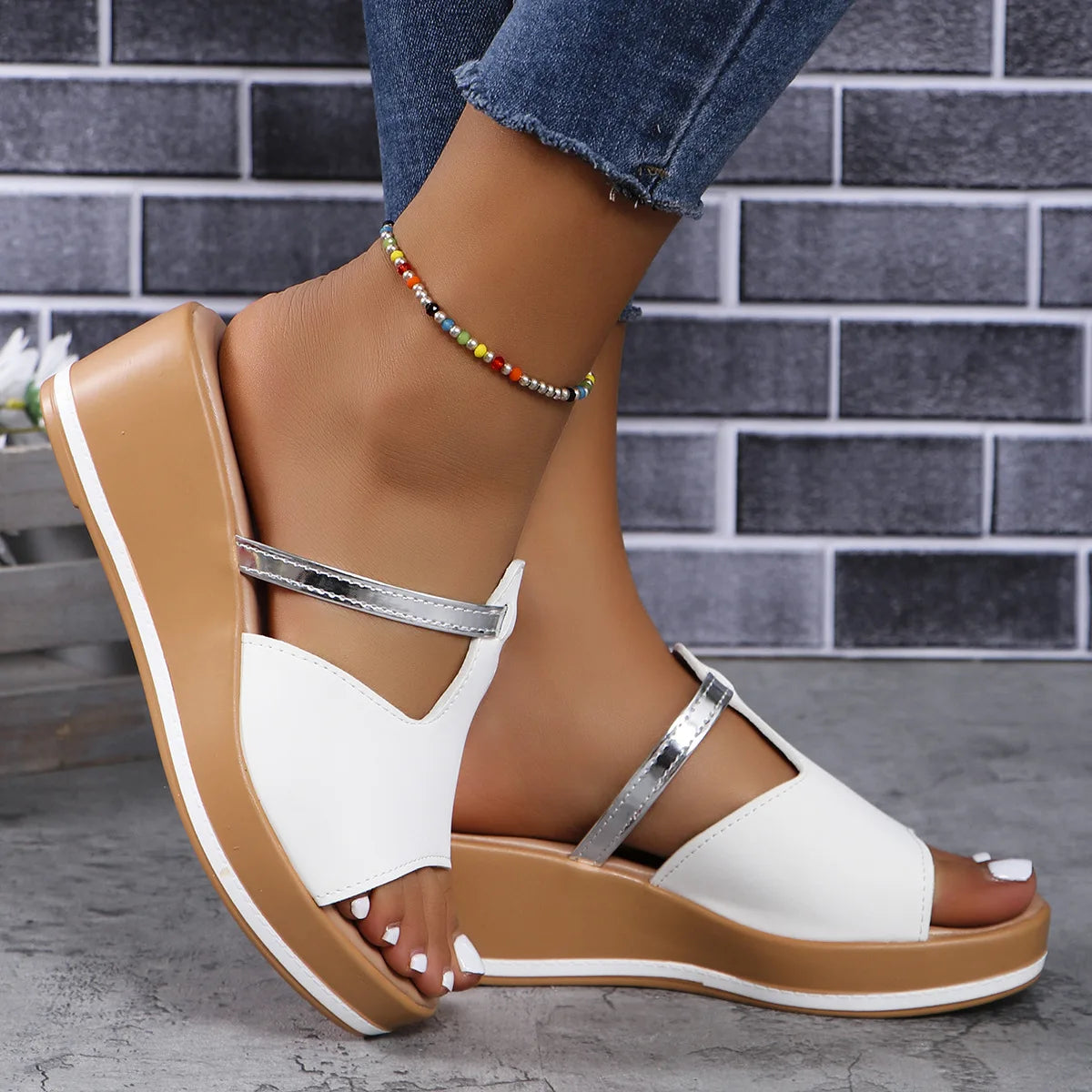 GlamourStep Elegant Summer Slippers