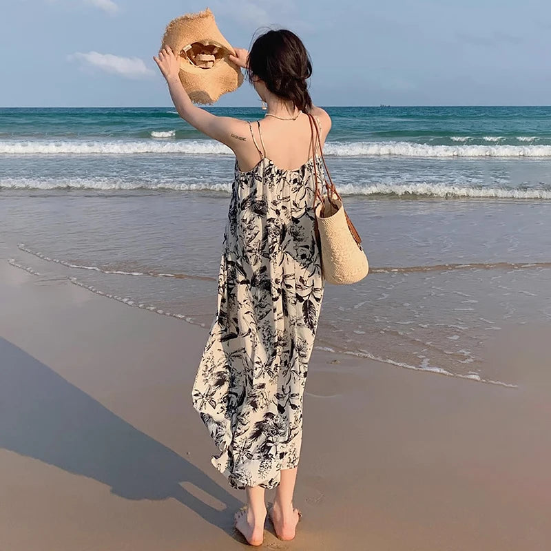 StrandLuxe Summer Flower Dress