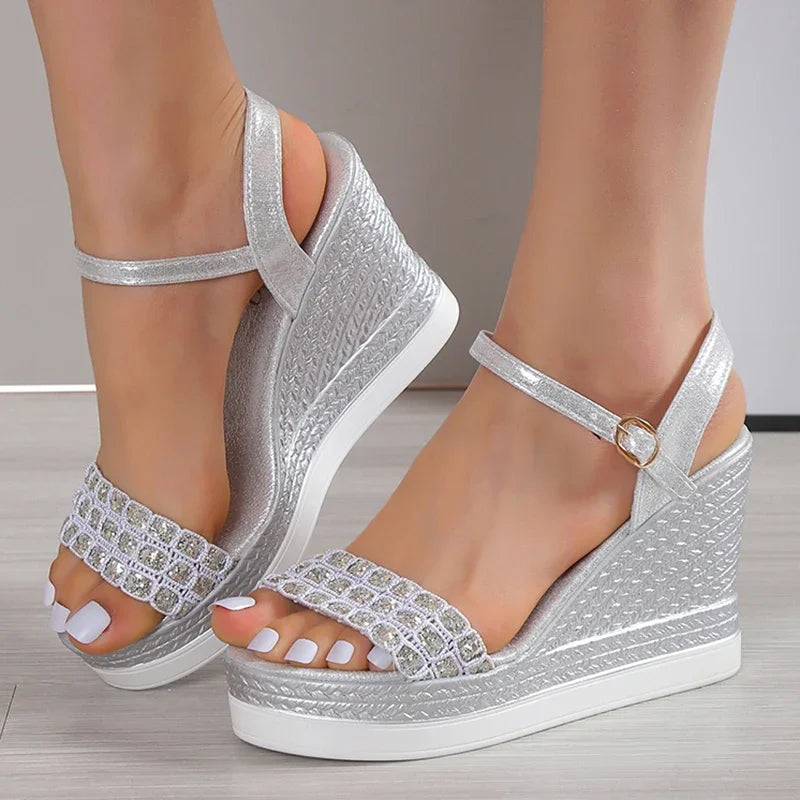 GlitterGlam Summer Sandals