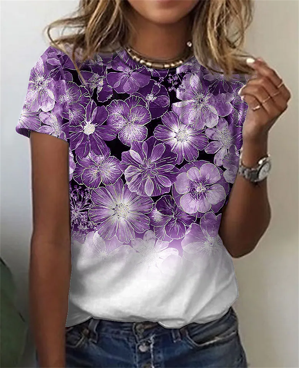 ZomerGlam Bloemenpracht T-shirt