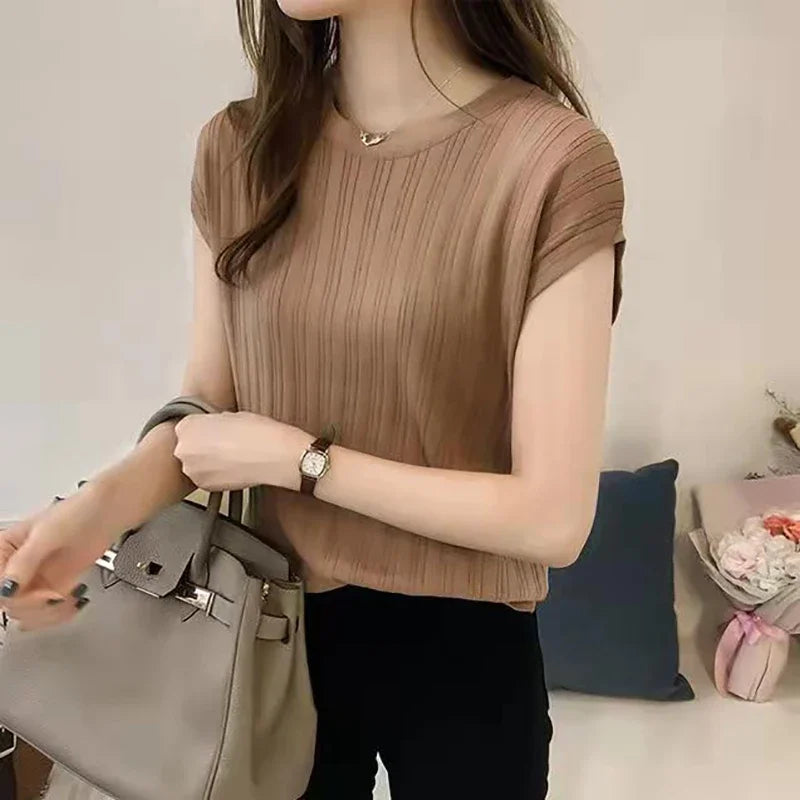 EdenVibe Summer Knit T-Shirt