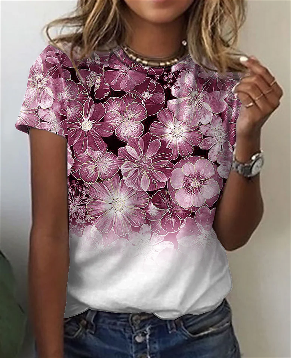 ZomerGlam Bloemenpracht T-shirt