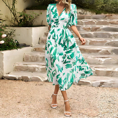 Abito a fiori Raggio di sole per eleganza estiva