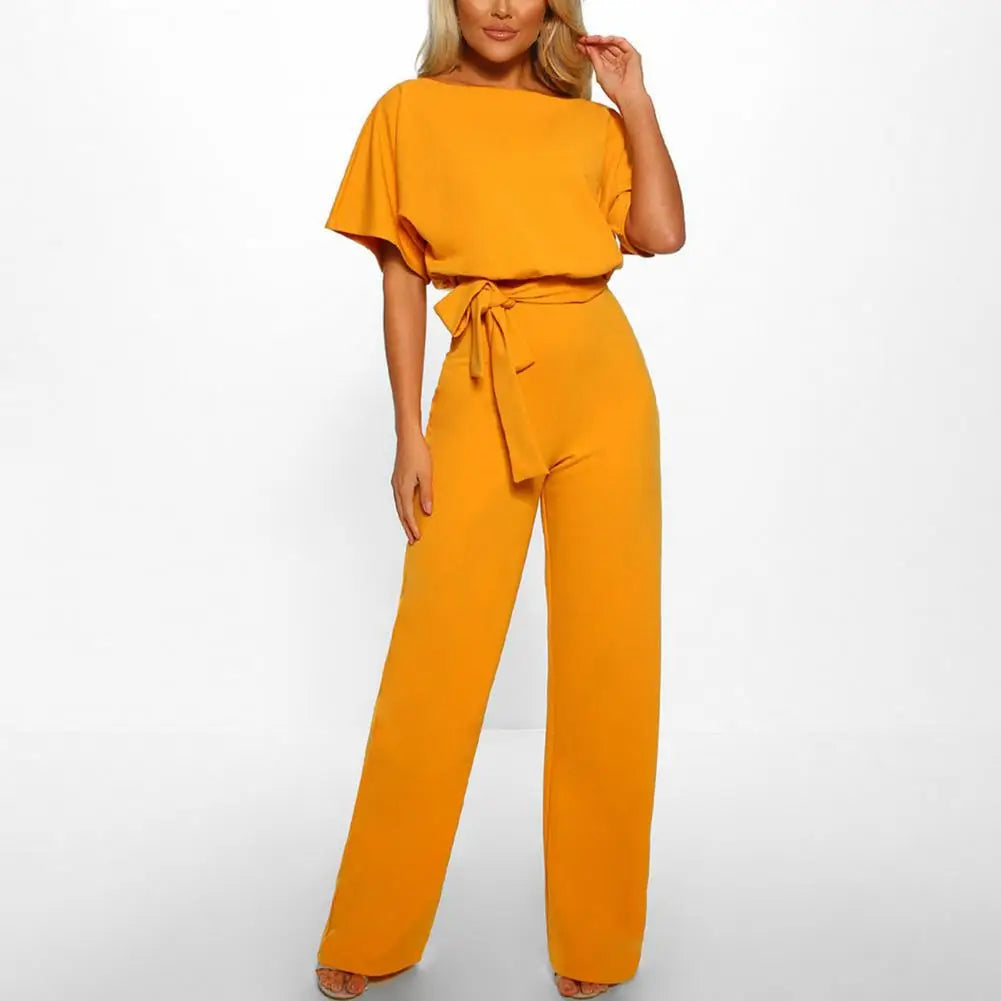 Zafira Elegante Strakke Taille Jumpsuit