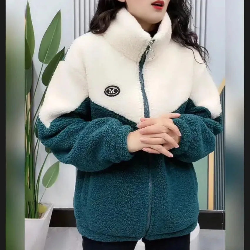 CozyTrend Giacca a Maniche Lunghe Spesse per Donne