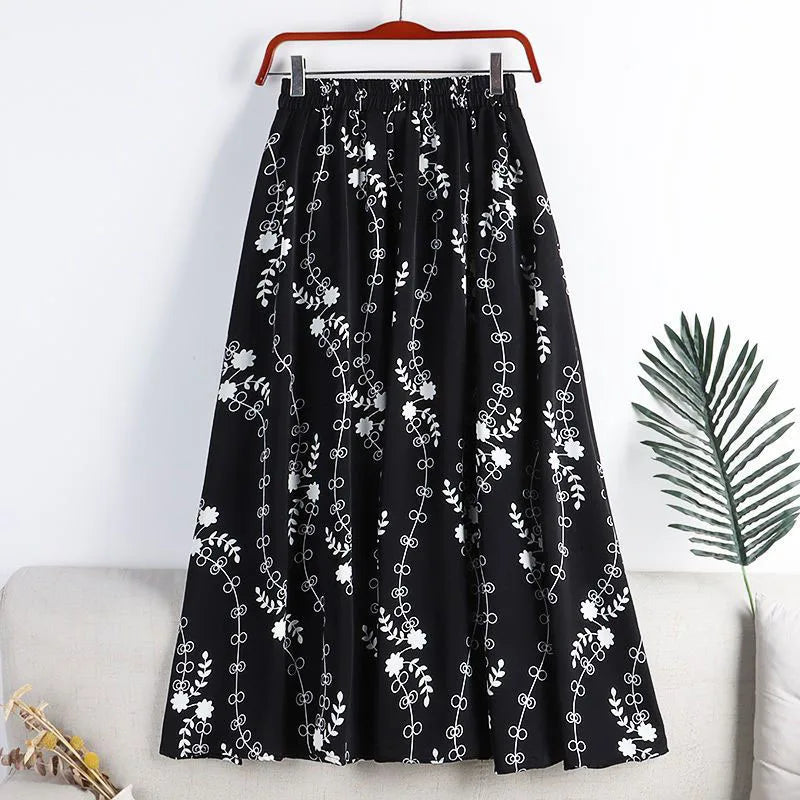 Silver Aura Summer Skirt