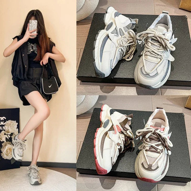 StijlWolk Trendige Mesh-Schuhe