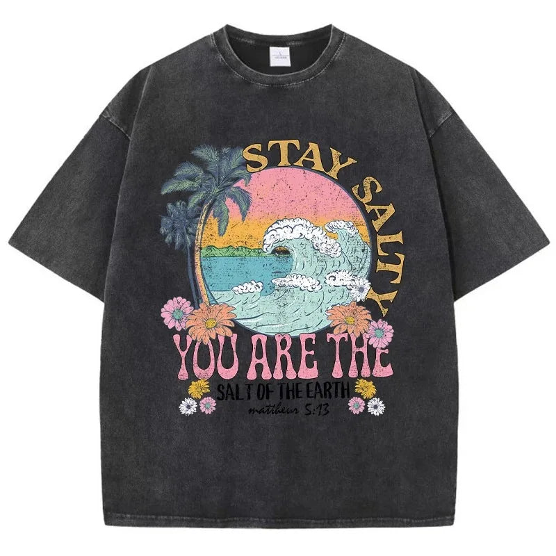 ZephyrWear Ocean Maglietta Casual