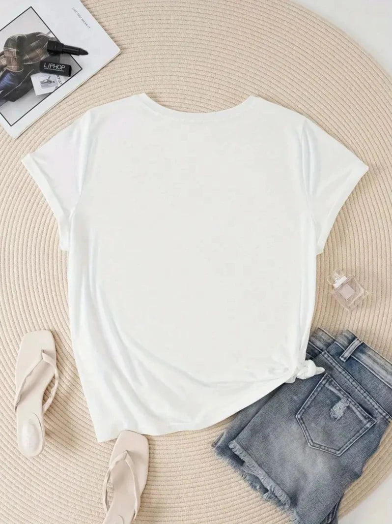 Merel Mode Harajuku T-shirt di cotone
