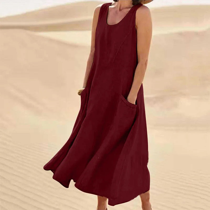 Zomerse Maxi-Jurk van Zonnegloed