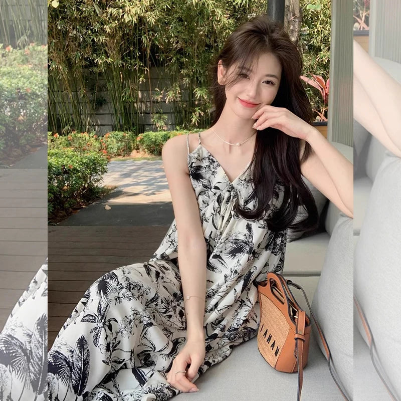 StrandLuxe Summer Flower Dress