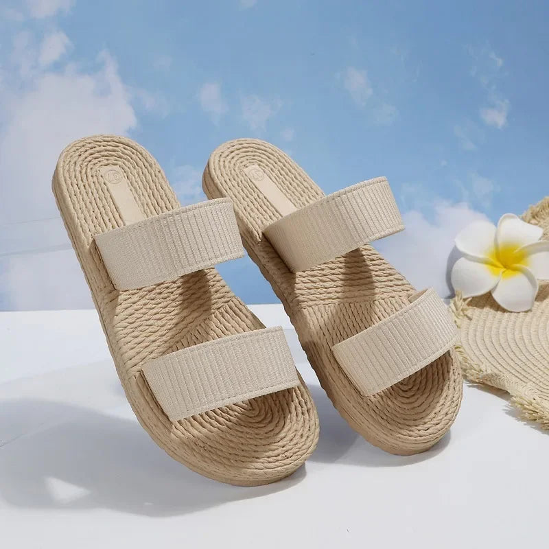 Ano Zomerse Slingback Keilsandalen