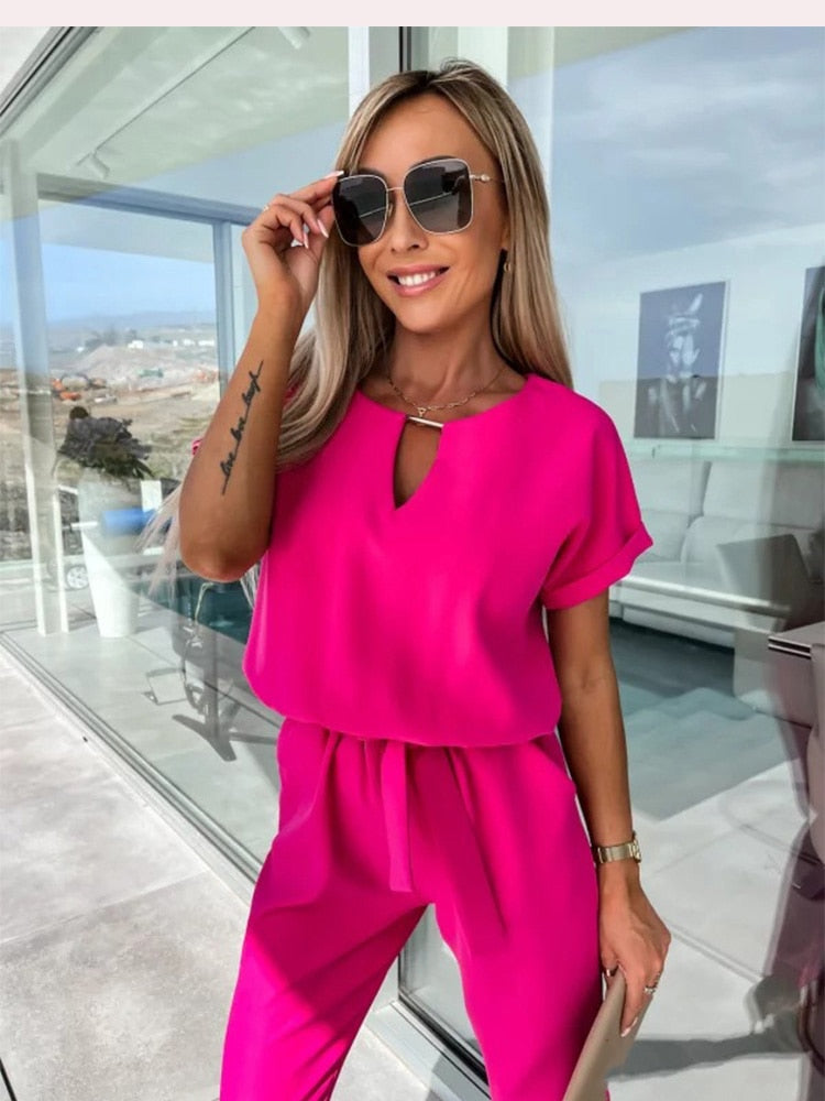 VELANORA Jumpsuit | Wide-Leg Summer Jumpsuit