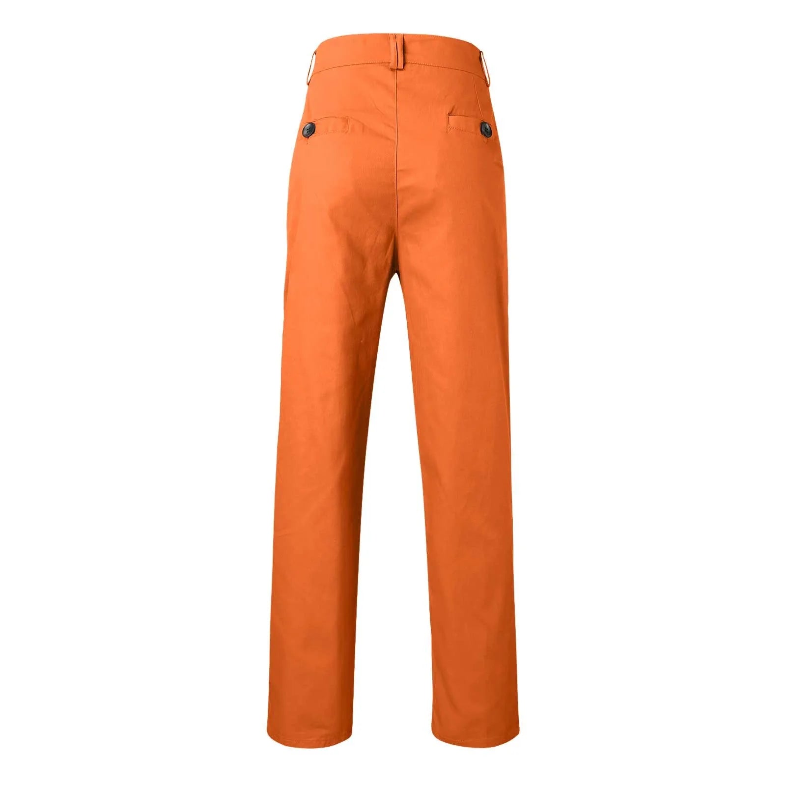 Matteo | Pantaloni casual da uomo con vestibilità dritta | Arancione