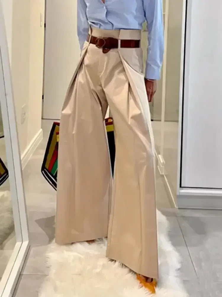 Nürnberg | Dames Oversized Pakbroek | Abrikoos