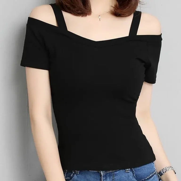 UrbanEssence Schwarzes Sommer T-Shirt