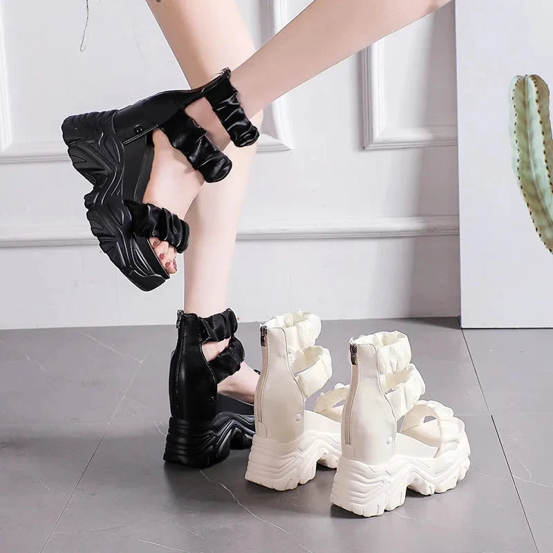 SummerGlow Red Sandals