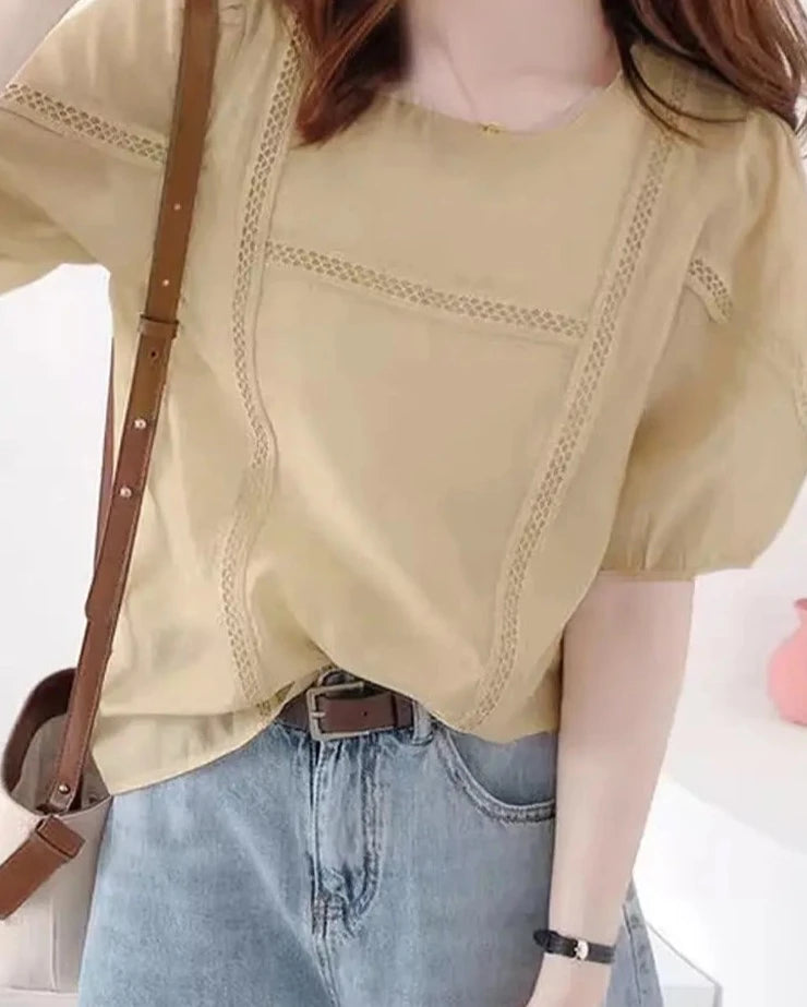 Fleurise Vintage Summer Blouse