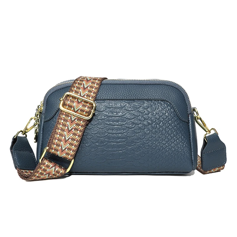 Borsa a tracolla LuxeStijl in coccodrillo
