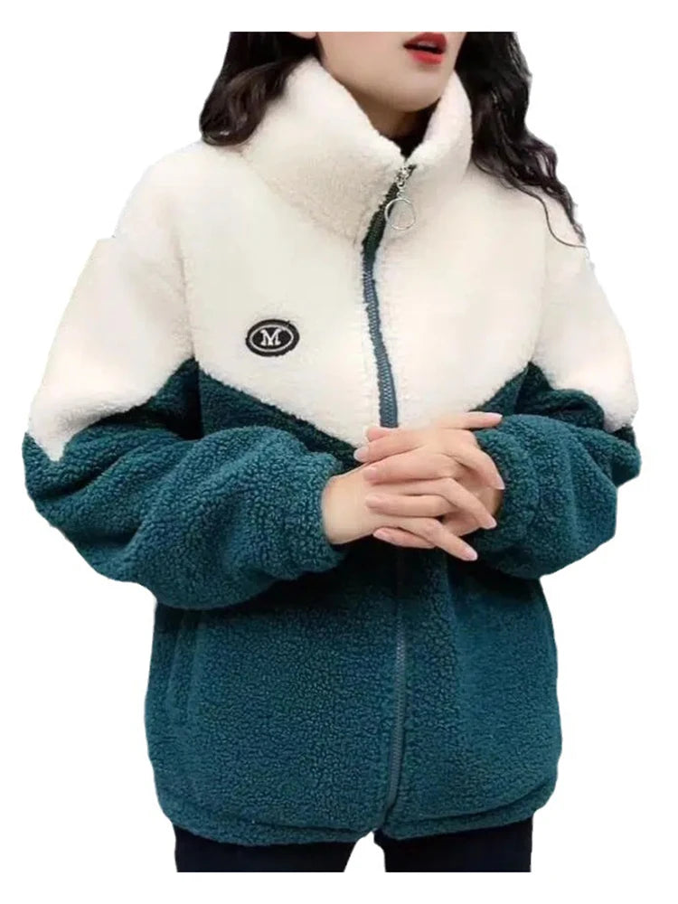 CozyTrend Giacca a Maniche Lunghe Spesse per Donne