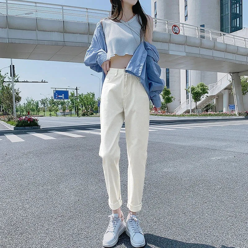 Fashionable Elegance Vintage Wide Jeans