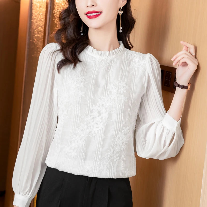 HorizonElegance Chiffon Bluse