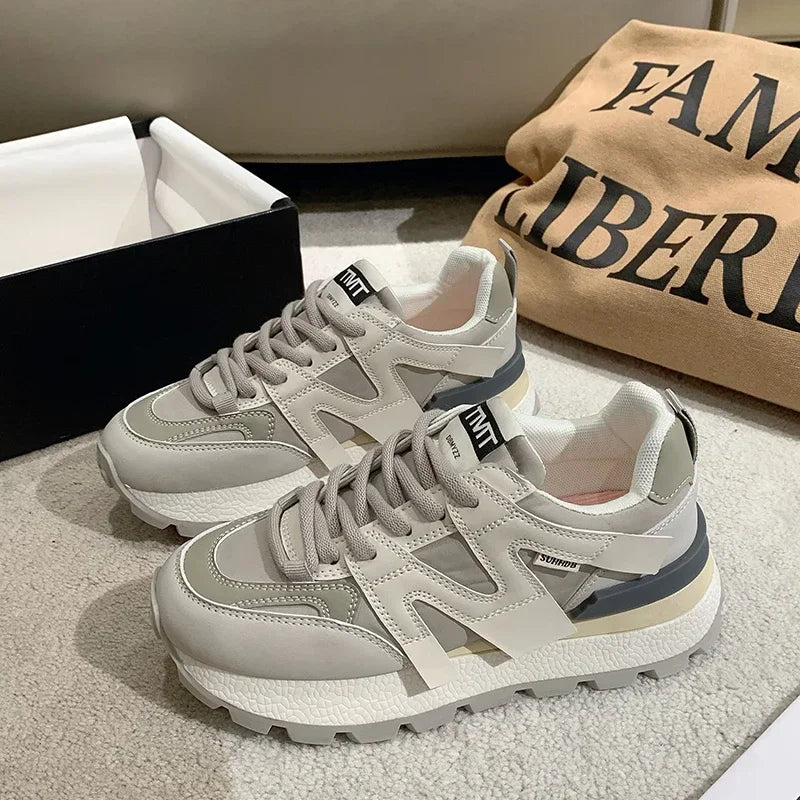 BreezyElite Luxe Leather Sneaker