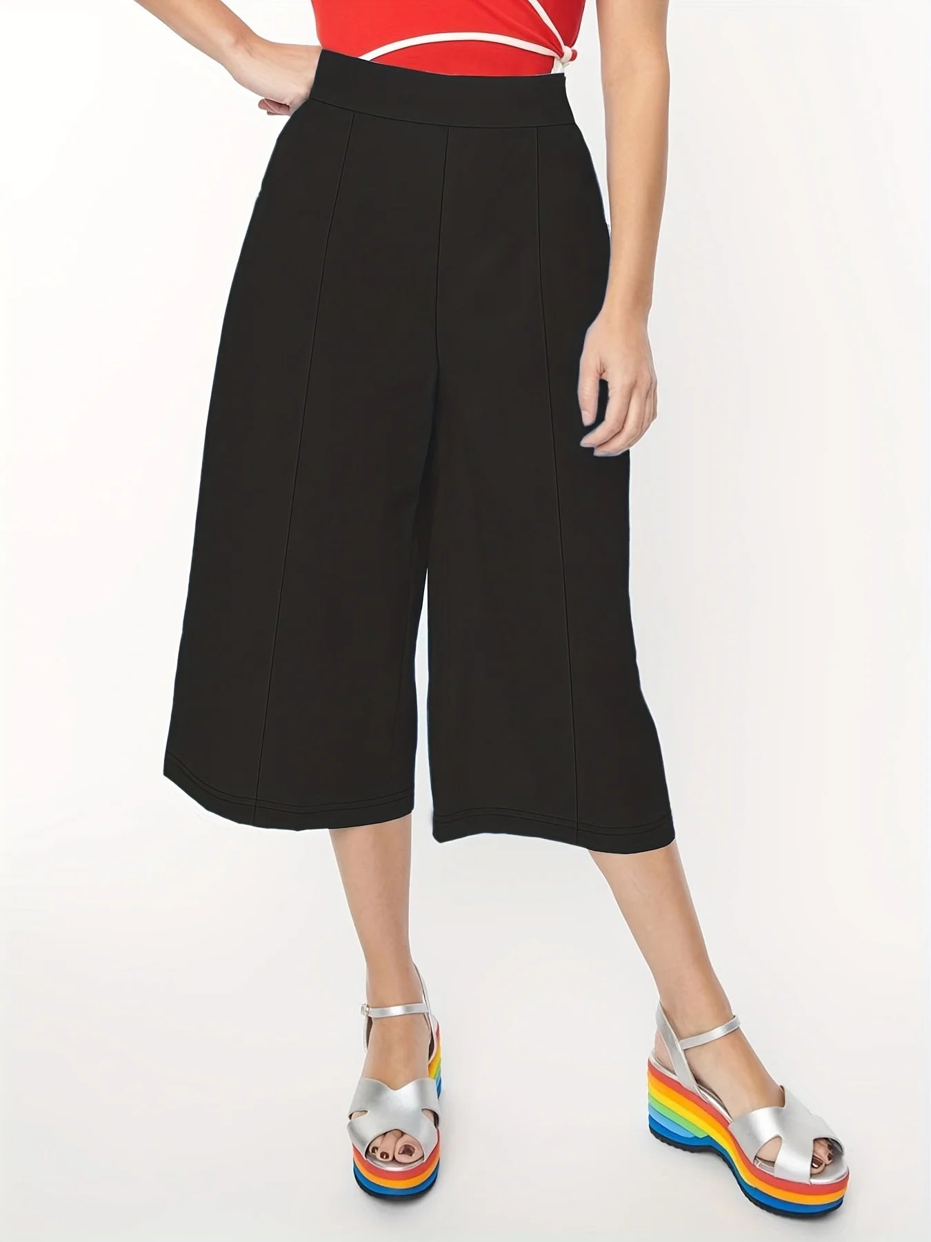 Luminia Summer Plus Size Wide Pants