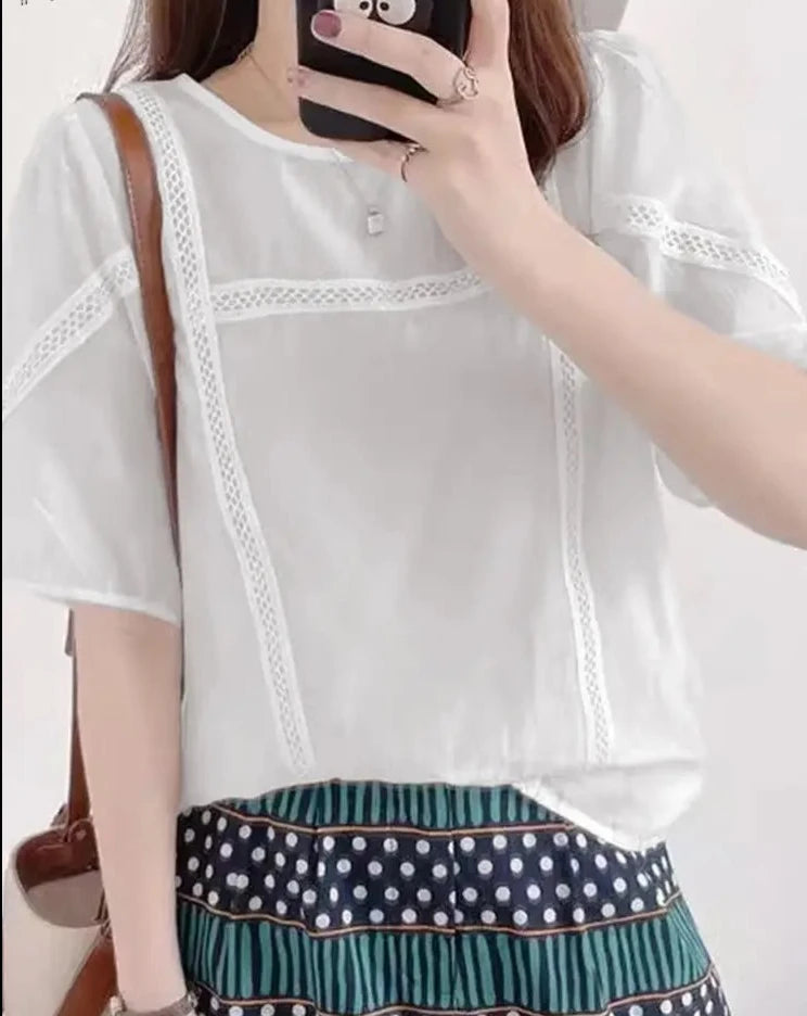 Fleurise Vintage Summer Blouse