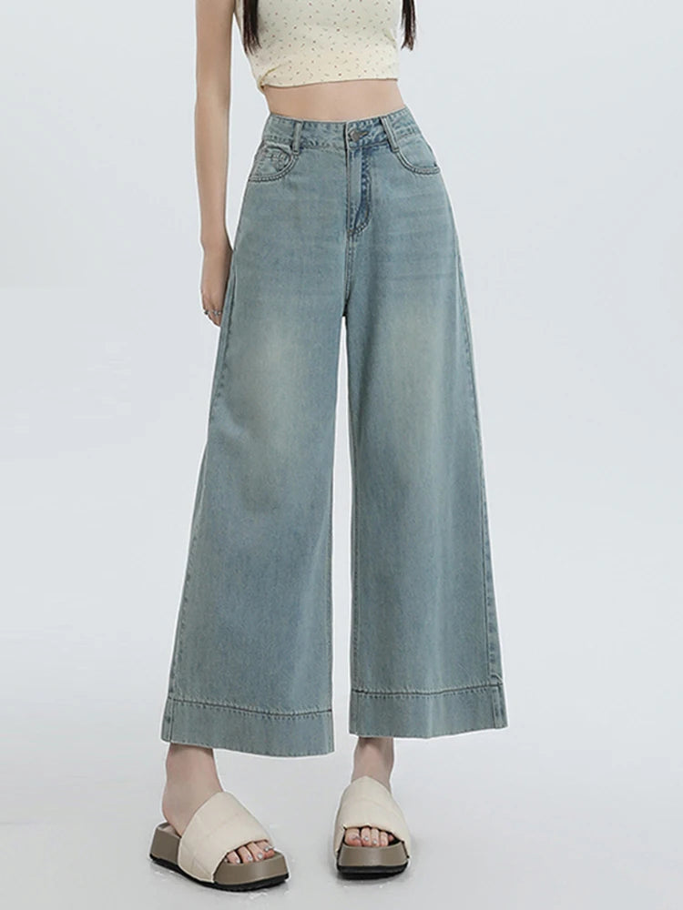 Summer Wide Blue Gorgeous Jeans