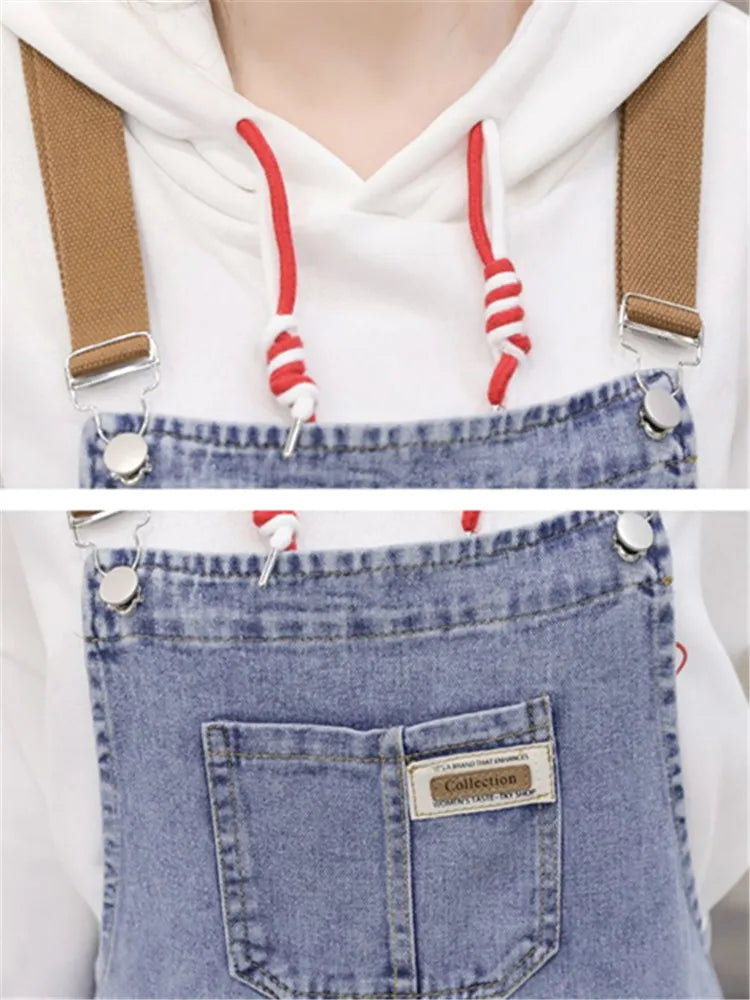Denim Overalls - Vintage Chic